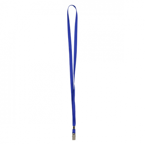 Фото - Шнурок для бейджа з металивим кліпом, синій, 4532 (уп.20) 35532 Фото - Шнурок для бейджа з металивим кліпом, синій, 4532 (уп.20) 35532