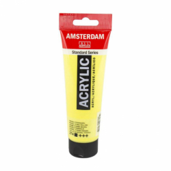 Фото - Фарба акрилова AMSTERDAM, (274) Нікелево-титановий жовтий, 120 мл, Royal Talens 48566