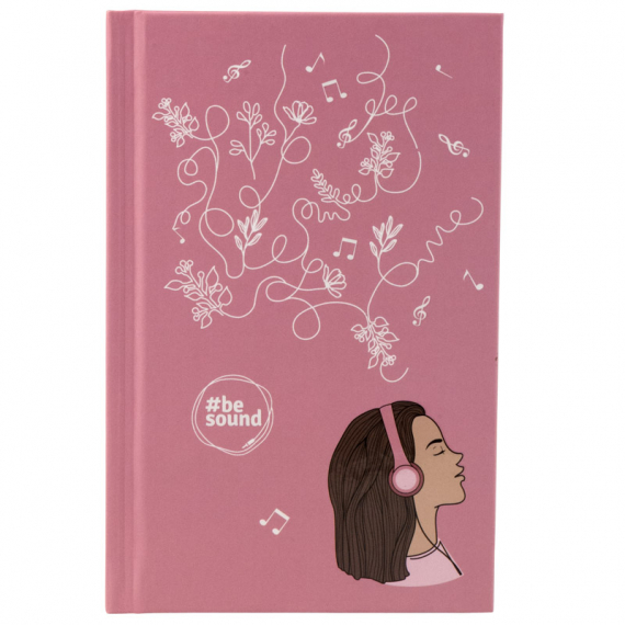 Фото - Книга записна тверда обкл. А6, 80арк. кл BeSound-6 44238 Фото - Книга записна тверда обкл. А6, 80арк. кл BeSound-6 44238