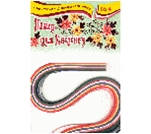 Фото - Папір для квіллінгу №4, шир.5мм,довж. 700мм, 10 кольорів (уп.20) 321