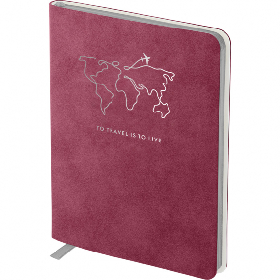 Фото - Книга записна Nuba Soft, 115*160, 96 арк., кл., бордова 49784 Фото - Книга записна Nuba Soft, 115*160, 96 арк., кл., бордова 49784