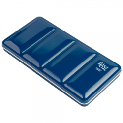 Пенал для акварельних фарб металевий, Індіго, 35 кювет, ROSA Gallery