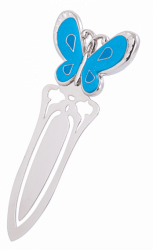 Набір подарунковий &quot;Fly&quot;: ручка кулькова + брелок + закладка для книг, синій LANGRES