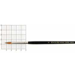 Колонок круглий, Classic 3007R, №5, к.р. пензель KOLOS