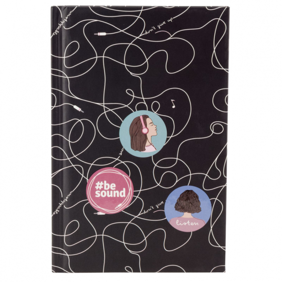 Фото - Книга записна тверда обкл. А6, 80арк. кл BeSound-8 44240 Фото - Книга записна тверда обкл. А6, 80арк. кл BeSound-8 44240