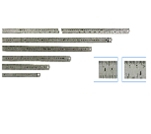 Лінійка сталева 1м