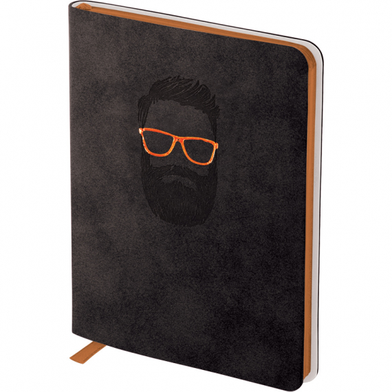 Фото - Книга записна Nuba Soft, 115*160, 96 арк., кл., чорна 49788 Фото - Книга записна Nuba Soft, 115*160, 96 арк., кл., чорна 49788