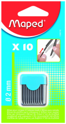 Фото - Грифелі для циркуля (10шт) 2мм (уп.30) 38491