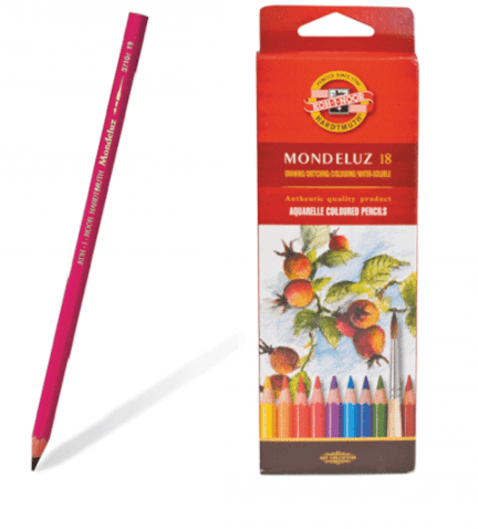 Фото - Олівці кол. аквар. Mondeluz, 18 шт. 46906 Фото - Олівці кол. аквар. Mondeluz, 18 шт. 46906