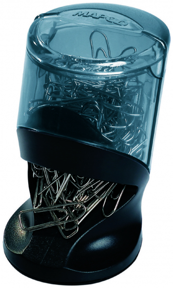 Фото - Диспенсер для скріпок ESSENTIALS GREEN Standard, сірий 33350 Фото - Диспенсер для скріпок ESSENTIALS GREEN Standard, сірий 33350