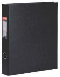 Фото - Папка з кільцями, А4, 5см, 4НК, PVC картон. чорн., 5306, NORMA 43731