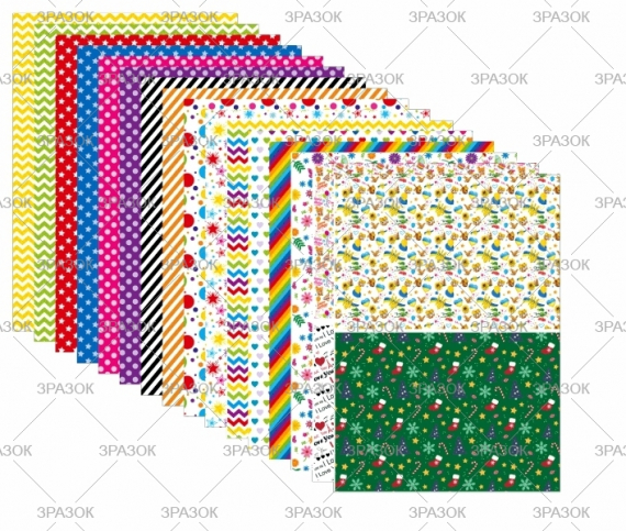 Фото - Кольоровий папір 'Чарівні візерунки' Преміум А4, 16 арк. 41887 Фото - Кольоровий папір 'Чарівні візерунки' Преміум А4, 16 арк. 41887