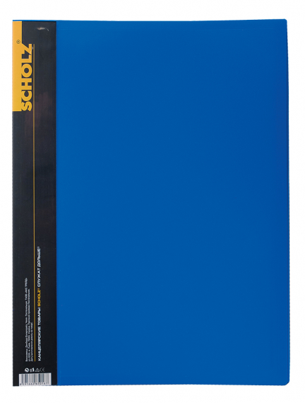 Фото - Папка з файлами, А4, 40ф, PP 700мкн, син., 06503, SOZ 35381 Фото - Папка з файлами, А4, 40ф, PP 700мкн, син., 06503, SOZ 35381