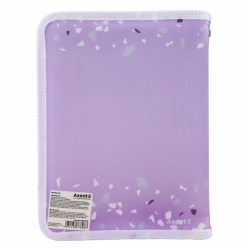 Папка об&#039;ємна на блискавці, А5+, Shine, бузкова