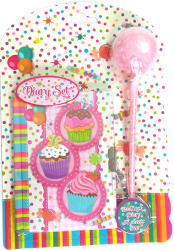 Фото - Блокнот на замочку 150x110mm, 70g, 56 л, ручка-пушок, тістечка 43003 Фото - Блокнот на замочку 150x110mm, 70g, 56 л, ручка-пушок, тістечка 43003