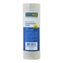 Клейка стрічка канц. 18мм х 20м /8шт., прозора,ціна за 1шт