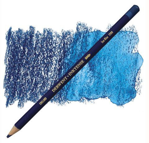 Фото - Олівець чорнильний Inktense (1200), Блакитний морський, Derwent 57388 Фото - Олівець чорнильний Inktense (1200), Блакитний морський, Derwent 57388