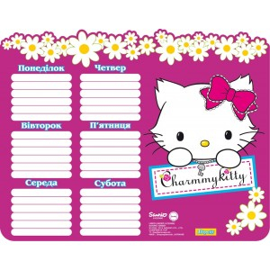 Фото - Дошка 'Шкільний розклад 'Чарммікітті' 14403