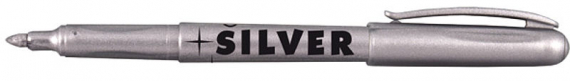 Фото - Маркер Silver 2690 1,5-3 мм. срібний (уп.10) 9507 Фото - Маркер Silver 2690 1,5-3 мм. срібний (уп.10) 9507
