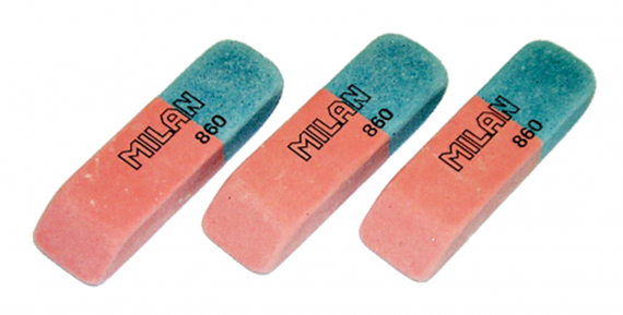 Фото - Гумка прямокут. червоно-синя з фаскою 'TM MILAN' 4,7*1,4*0,7см (уп.60)CCM860RA 8332 Фото - Гумка прямокут. червоно-синя з фаскою 'TM MILAN' 4,7*1,4*0,7см (уп.60)CCM860RA 8332