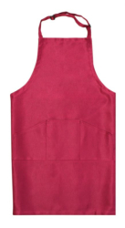 Фото - Фартух дорослий, 96*90см, бордо, грета, ROSA Studio 24211 Фото - Фартух дорослий, 96*90см, бордо, грета, ROSA Studio 24211