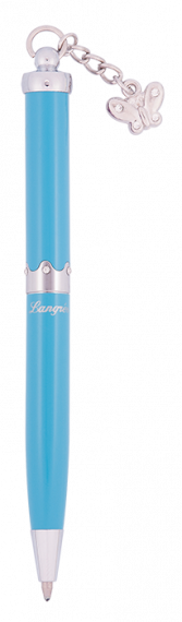 Фото - Набір подарунковий 'Romance': ручка кулькова + брелок, синій LANGRES 30899 Фото - Набір подарунковий 'Romance': ручка кулькова + брелок, синій LANGRES 30899