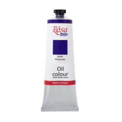 Фото - Фарба олійна Studio,100мл,Фіолетова,  ROSA 62657
