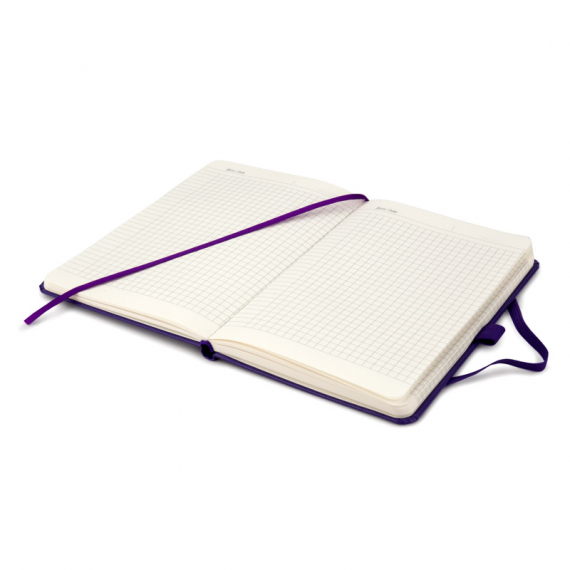 Фото - Книга записна Partner, 125*195, 96арк, кліт, фіолетова 46049 Фото - Книга записна Partner, 125*195, 96арк, кліт, фіолетова 46049