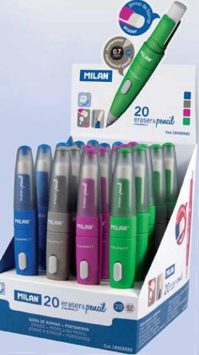 Фото - Олівець механічний Compact 2B, 0.7мм, дисплей, асорті (уп.20) 26082 Фото - Олівець механічний Compact 2B, 0.7мм, дисплей, асорті (уп.20) 26082