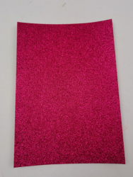 Кольорова ЕВА піна з гліттером С/КЛ.(Фоаміран)А4,GL-EVA-1-ADH-005,21х29,7см,1,6 мм 5аркуш.фуксія