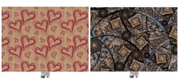 Фото - Пакет паперовий 45,7х33х10,2 см диз КРЕ2483 КРЕ729 крафт 50829