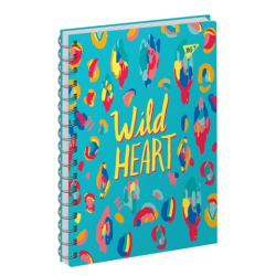 Фото - Блокнот для записів А6/64 кл. 7БЦ подв.спіраль, неон+лам.софт-тач 'ETTA VEE NEON' YES 61697