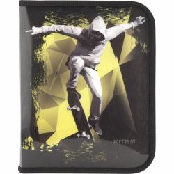 Папка об'ємна на блискавці, В5, Cool Skateboarder