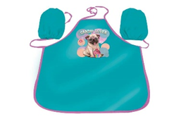 Фото - Фартух 34,5 * 50см з водонепроникним покриттям, з нарукавниками 25см, серія Candy Lover 57035