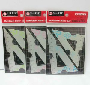 Фото - Набір лінійок метал. (2 трик. - 11см та 8см), mix3 19793 30998 Фото - Набір лінійок метал. (2 трик. - 11см та 8см), mix3 19793 30998