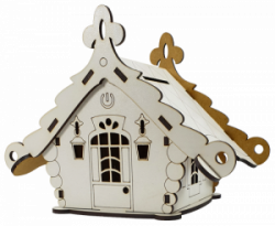 Фото - Ел.Будинок №  5/1 МДФ біл,світло 3х кольор,Швидк,сенс.вмик. Е-011 49863