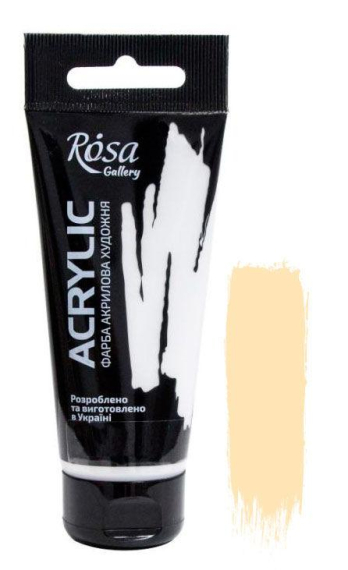 Фото - Фарба акрилова, ROSA Gallery, Неаполітанська тілесна, 60мл 38908