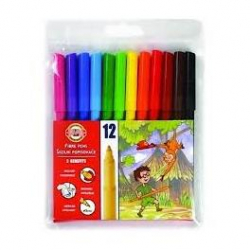 Фото - Фломастери 7710ET, набір 12 кол, поліет. 10339