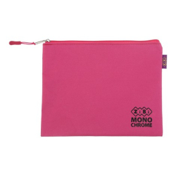 Папка А5 МОНОХРОМ, 24.5x20x1 см,, котон та поліестер, рожева