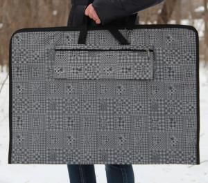 Фото - Папка-портфель для ескізів А2 ,68x48x7,Чорна каркасна 21205 Фото - Папка-портфель для ескізів А2 ,68x48x7,Чорна каркасна 21205