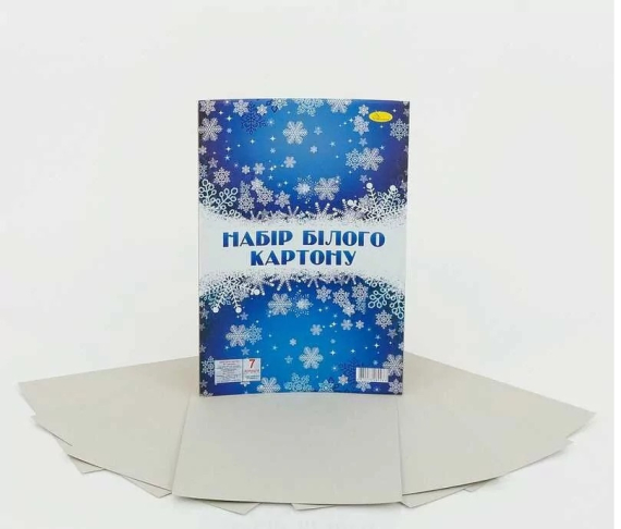 Фото - Картон білий А4 7л. 235г/м2 'АП' (уп.30) 2263 Фото - Картон білий А4 7л. 235г/м2 'АП' (уп.30) 2263