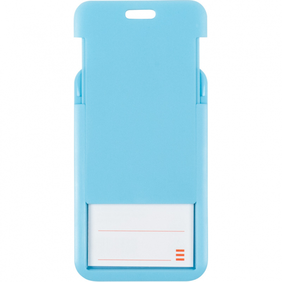 Фото - Бейдж-слайдер вертикальний, блакитний, 4500V (54*85мм) 47101 Фото - Бейдж-слайдер вертикальний, блакитний, 4500V (54*85мм) 47101