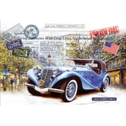 Фото - Альбом для малювання на скобі  8арк. 100 г/м A4  АА4508-02 'АВТО' 38311