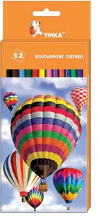 Фото - Олiвцi.кольоровi,12 кол.,'Кулі', ЦК42-7, УМКА 43777