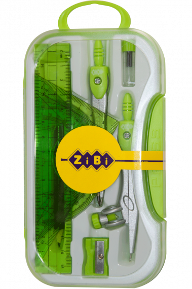 Фото - Готовальня 10 предметів, салатовий 32122 Фото - Готовальня 10 предметів, салатовий 32122