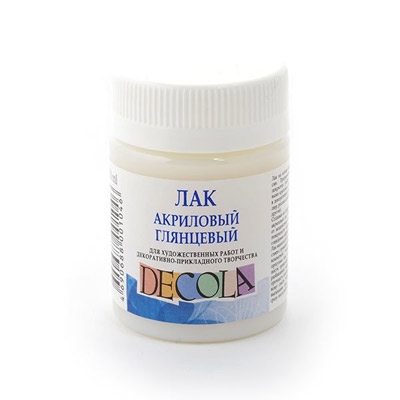 Фото - Лак акриловий глянцевий, 50 мл, Decola 24199 Фото - Лак акриловий глянцевий, 50 мл, Decola 24199