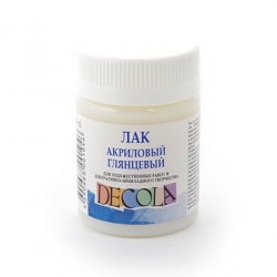 Фото - Лак акриловий глянцевий, 50 мл, Decola 24199