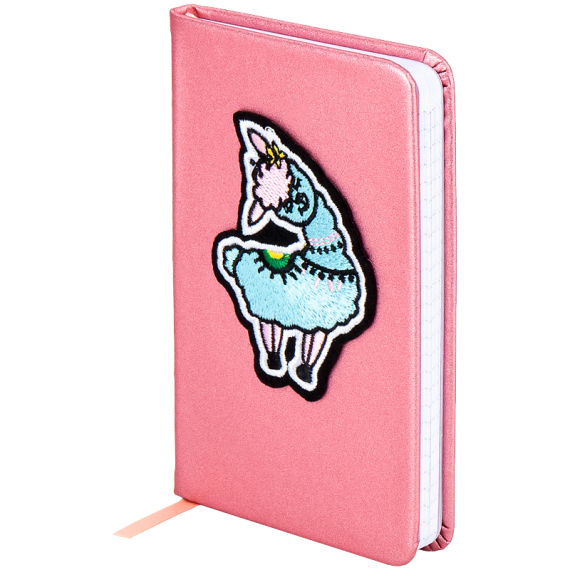 Фото - Блокнот тв. обкл., гліттер, А6, 80 арк., кл.., лама 53717 Фото - Блокнот тв. обкл., гліттер, А6, 80 арк., кл.., лама 53717