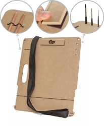 Фото - Планшет з магнітним затискачем А3 (40*47 см), з ременем, МДФ, ROSA Studio 35401 Фото - Планшет з магнітним затискачем А3 (40*47 см), з ременем, МДФ, ROSA Studio 35401