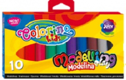 Фото - Пластилін MODELINA 10 кольорів COLORINO 25159